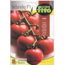 semillas fito  tomate rubí híbrido 