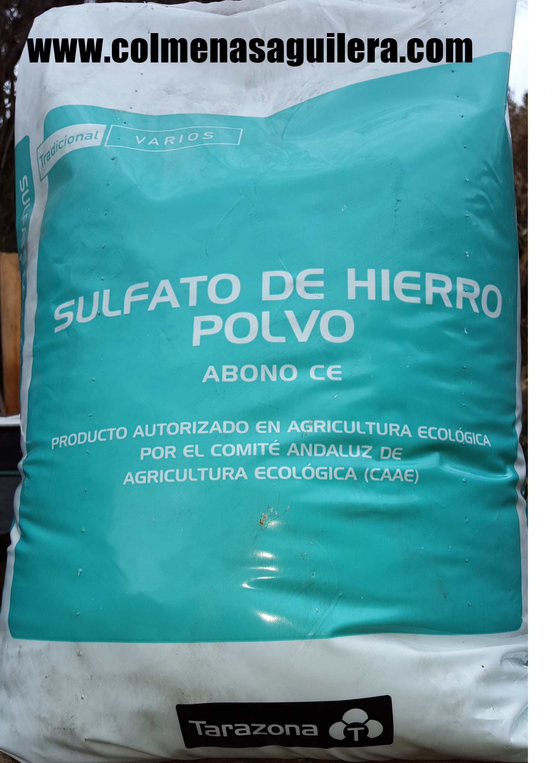 Sulfato de Hierro envase de 1 kilo.