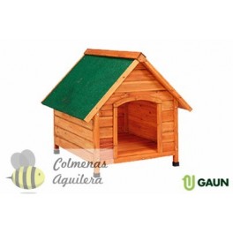 Caseta madera techo 2 aguas. Mediana