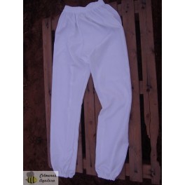 Pantalón tejido tergal color blanco 